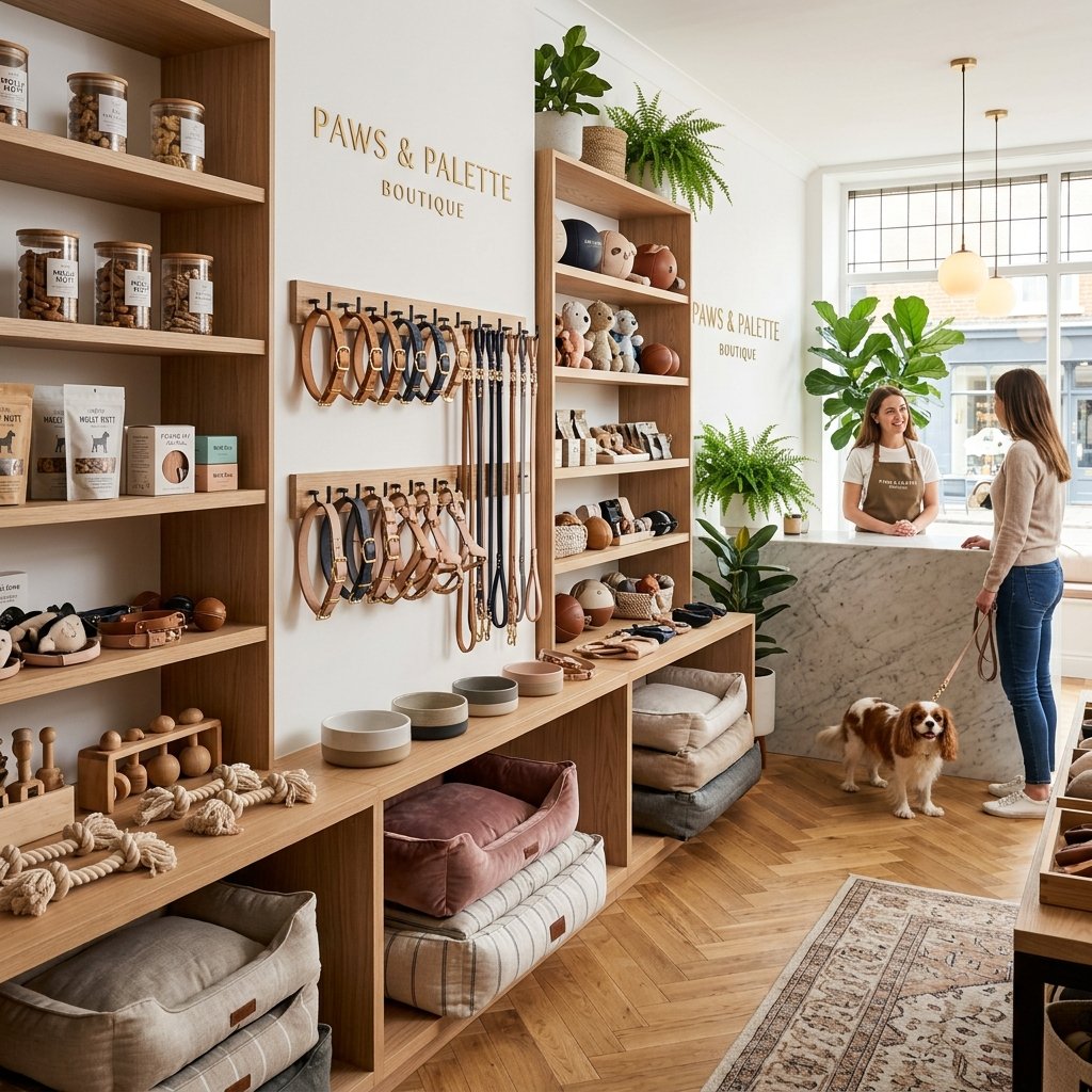 Pet food, treats and everyday products prepared for convenient delivery